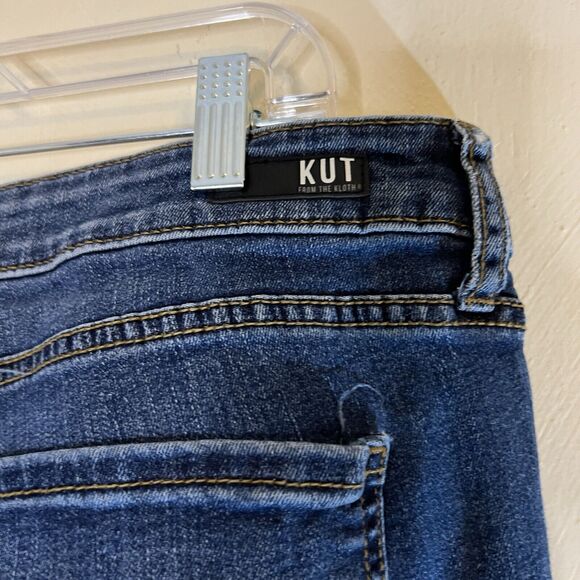 Kut From The Kloth Womens Jeans Size 18 Donna Ankle Skinny Tuxedo Racer Stripe - Picture 4 of 7